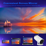 1080P 4K Mini Portable Wifi Bluetooth LED Projector Android Projector Theater
