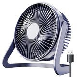8Inch USB Powerful Silent Cooling Desk Fan Portable USB Fan 360°