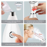 Nano Ionic Face Steamer Facial Humidifier Spa Mist Unclogs Pores Moisturizing