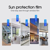 Home Tinting One Way House Window Tint Film Mirror Glass Block Heat/UV Control