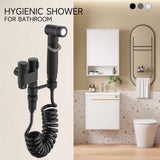 Hygienic Shower Double Outlet Angle Set For Bathroom Toilet Bidet Shower Head