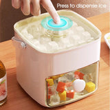 Countertop Ice Maker Machine 48pcs Capacity Food-Grade Double-Layer