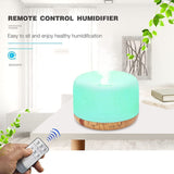 500ML Aroma Aromatherapy Diffuser LED Oil Ultrasonic Air Humidifier Purifier