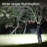 162LED Rechargeable Work Light Solar Floodlight USB Portable Emergency Lamp