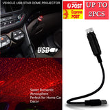 Car USB Roof LED Star Party Lights Atmosphere Starry Sky Night Projector Lamps