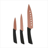 3pcs Premium Kitchen Knife Set - Non-Stick, Dishwasher Safe, Anti-Slip Handle