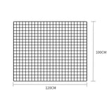 Hanging Photo Frame Grid Wall Panel Photos Storage Rack Metal Wall Mesh Grid