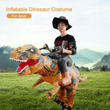 Inflatable Dinosaur Costume Riding T Rex Funny Fancy Dress Party for Adult