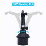 Car Cup Holder Phone Mount 360 Rotating Adjustable Bracket for Mobile Phone GPS