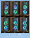 Portable Cooling Fan Dual Heads Air Conditioner Tower Fan with Mist Spray