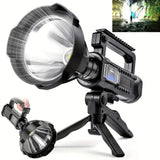 4 mode USB Rechargeable, LED Spotlight Flashlights, High Lumens, Upgraded P50