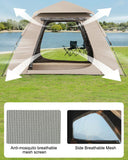 2-in-1 Outdoor Camping Sun Shade Portable Folding Camping Equipment Tent