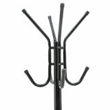 3-Tier Hat Clothes Rack Metal 12 Hook Coat Hanger Stand