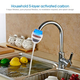 5X Tap Water Purifier Carbon Coconut Clean Filter Home Kitchen Cartridge Faucet