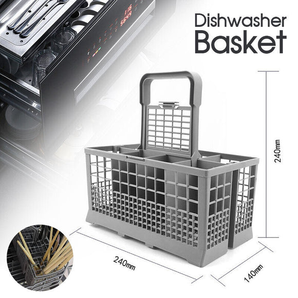 Multifunction Dishwasher Cutlery Basket Storage Rack Holder -240mmX135mmX122mm