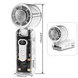 3600 mah High Speed Portable Mini Fan, Handheld Turbo Cooling Fan with 3 Speeds