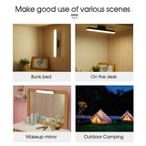 Magnetic LED Reading Desk Lamp Table Stepless Dimming Hanging Night Light