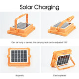 162LED Rechargeable Work Light Solar Floodlight USB Portable Emergency Lamp