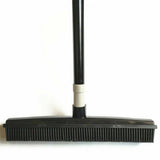 Rubber Broom For Dog Cat Pet Hair Car Windows Handle Sweeper Squeegee Floor