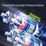 150PSI Cordless Tire Inflator Air Pump w/ LED Light & Digital Gauge