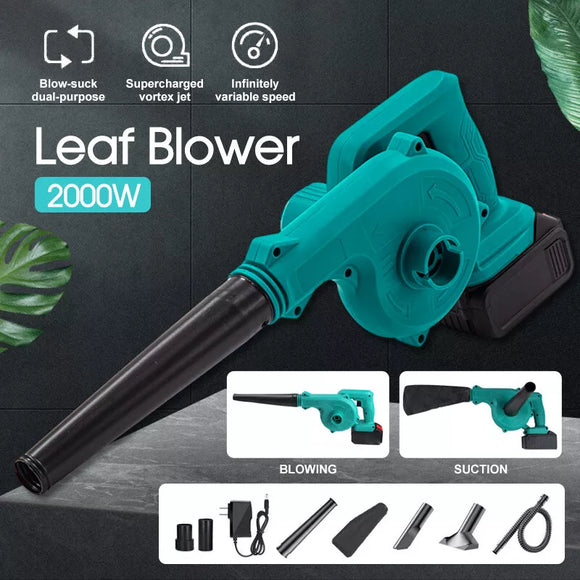 Cordless Electric Leaf Blower and Suction Home Car Dust Remover Cleaner