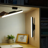 Magnetic LED Reading Desk Lamp Table Stepless Dimming Hanging Night Light