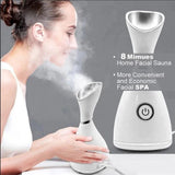 Nano Ionic Face Steamer Facial Humidifier Spa Mist Unclogs Pores Moisturizing