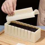 DIY Sushi Maker Making Kit Rice Roller Mold Beginners Homemade Kitchen Tool Set