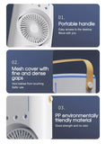 Portable Cooling Fan Dual Heads Air Conditioner Tower Fan with Mist Spray