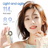 3000mah Mini Portable Ice Fan with Smart LED Display–Handheld Turbo Cooling Fan