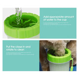 1pc Large Dog Paw Cleaner Cup Portable Pet Foot Washer for Golden Retriever