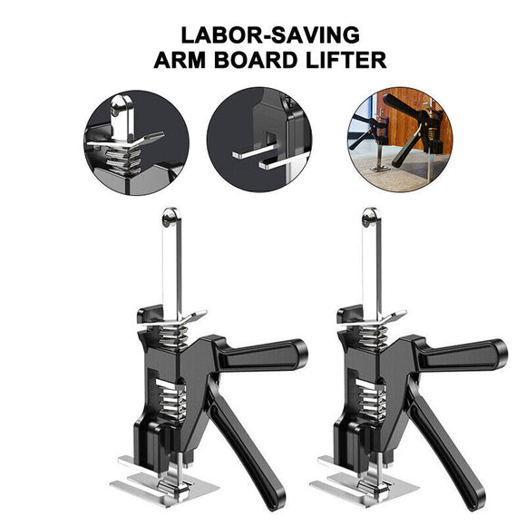 Labor-Saving Arm Effort Elevator Board Lifter Cabinet Jack Door Use Hand Tool