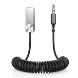 Wireless Bluetooth 5.1 Receiver Dongle Car AUX Music 3.5mm Adapter Cable