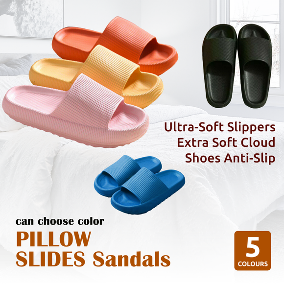 Ultra-Soft PILLOW Anti-Slip Sandals Slippers Extra Soft Cloud Shoes