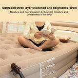 Outdoor camping one-click automatic inflatable mattress folding mattresses