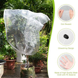 4 Pack Garden Plant Netting Covers Bags with Drawstring Plant Protection Covers Bags