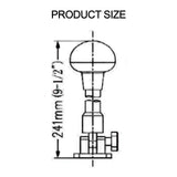 Stainless Steel LED Pole Folding Anchor Light - 241mm, 12V