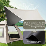 2-in-1 Outdoor Camping Sun Shade Portable Folding Camping Equipment Tent