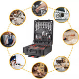 1180 PCS Professional Hand Tool Set Aluminum Case Tool Kits With Rolling Box