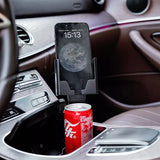 2in1 Universal Car Cup Holder Bottle Coffee Stand Cradle 360° Phone GPS Mount