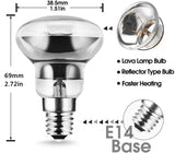 10pc Replacement Lava Lamp E14 R39 30W Spotlight Screw Light Dimmable Globe Bulb