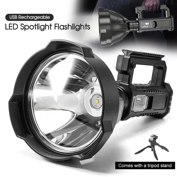 4 mode USB Rechargeable, LED Spotlight Flashlights, High Lumens, Upgraded P50