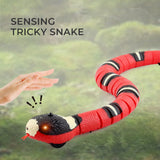Pet Cat Toy Smart Sensing Snake Toys Cats USB Charging Electron Interactive Toy
