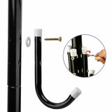 3-Tier Hat Clothes Rack Metal 12 Hook Coat Hanger Stand