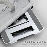 Adjustable Laptop Stand 360 Rotating Ergonomic Foldable Laptop Riser for Desk