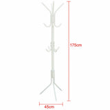 3-Tier Hat Clothes Rack Metal 12 Hook Coat Hanger Stand