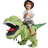 Inflatable Dinosaur Costume Riding T Rex Air Blow up Fancy Dress Party for Kids