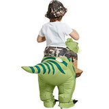 Inflatable Dinosaur Costume Riding T Rex Air Blow up Fancy Dress Party for Kids