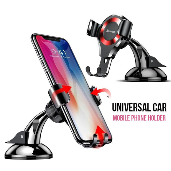 Baseus 360° Universal Dashboard Windshield Suction Car Mount Phone Holder Cradle