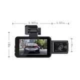 1080P Car Dash Camera Video DVR Recorder Front and Rear Night Vision Dual Cam